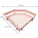 Dreieckiges Regal für Küche und Badezimmer, Aufbewahrungsregal für Toilettenartikel – Bild 2