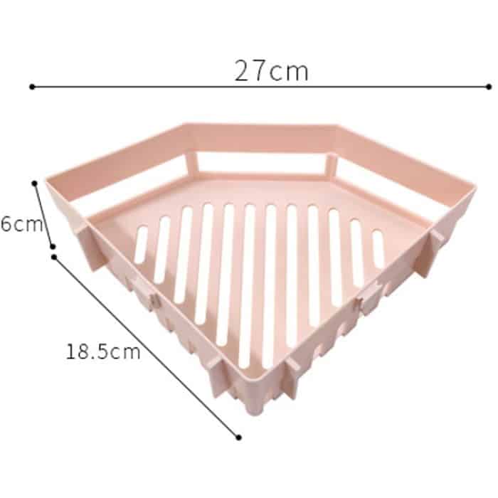 Dreieckiges Regal für Küche und Badezimmer, Aufbewahrungsregal für Toilettenartikel – Bild 2