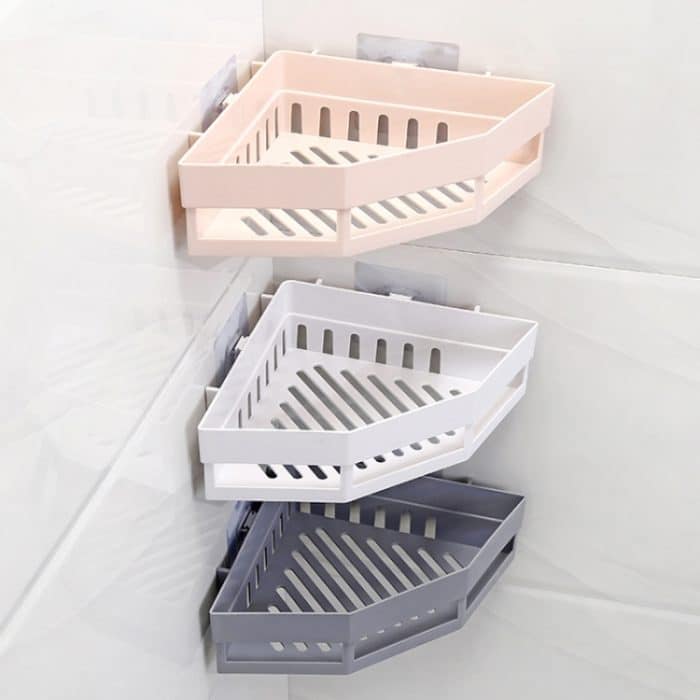 Dreieckiges Regal für Küche und Badezimmer, Aufbewahrungsregal für Toilettenartikel – Bild 4