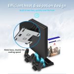 Für PS4/PS4 Pro/PS4 Slim Host iplay Dual-sitz Lade Multi-funktion Kühlung Basis Lagerung Halterung, HBP-192 – Bild 5