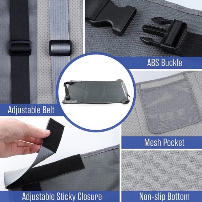 Kinder-Flugzeug-Sitzverlängerung, tragbares Reise-Sitzkissen, 79 x 44cm – Bild 6