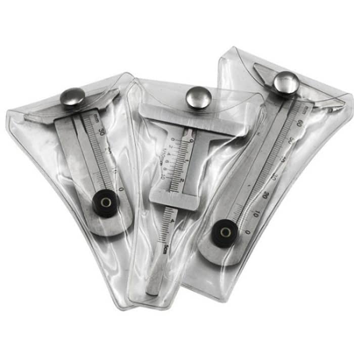 Edelstahl-Reifenprofil-Nonius-Tiefenmesser, 0-30mm, 0-50mm, 0-60mm – Bild 4