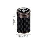 4 Stück/Set echte Carbonfaser-Skelett-Reifenventilkappen – Bild 2