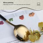 2 Stück/Packung Edelstahl-Besteck mit glänzendem Spiegel, Geschenkset, Knife Fork (Silver), Knife Fork (Titanium), Knife Fork (Black Golden), Spoon Chopsticks (Silver), Spoon Chopsticks (Titanium), Spoon Chopsticks (Black Golden), Spoon Fork (Silver)... – Bild 3