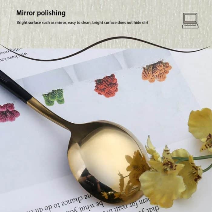 2 Stück/Packung Edelstahl-Besteck mit glänzendem Spiegel, Geschenkset, Knife Fork (Silver), Knife Fork (Titanium), Knife Fork (Black Golden), Spoon Chopsticks (Silver), Spoon Chopsticks (Titanium), Spoon Chopsticks (Black Golden), Spoon Fork (Silver)... – Bild 3