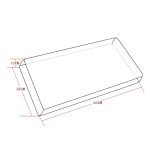 3D-Memory-Kissenkern mit langsamer Rückfederung, doppelseitiges Netzkissen, Schlaf-Zervikal-Traktionskissen, 60 x 38 x 10cm – Bild 3