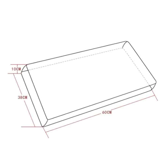 3D-Memory-Kissenkern mit langsamer Rückfederung, doppelseitiges Netzkissen, Schlaf-Zervikal-Traktionskissen, 60 x 38 x 10cm – Bild 3