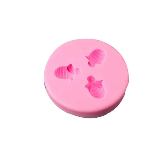 TBD0604185101.jpg Kleine Biene Silikonform Fondant Schokoladenkuchenform, Mk-3171 Pink, Mk-3171 Light Gray, Mk-3172 Pink, Mk-3172 Light Gray – Bild 1