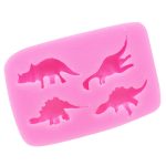 Dinosaurier-Silikonform für Fondant, Schokolade, Kuchendekoration – Bild 4