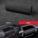 1 paar Auto Türgriff Dekorative Anti-Scratch Abdeckung Auto Rutschig Leder Innen Tür Griff Schutzhülle – Bild 11