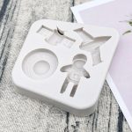 Astronaut Planet Rakete Silikon Fondant Schokoladenform Kuchen Dekorieren Zubehör Werkzeuge – Bild 4