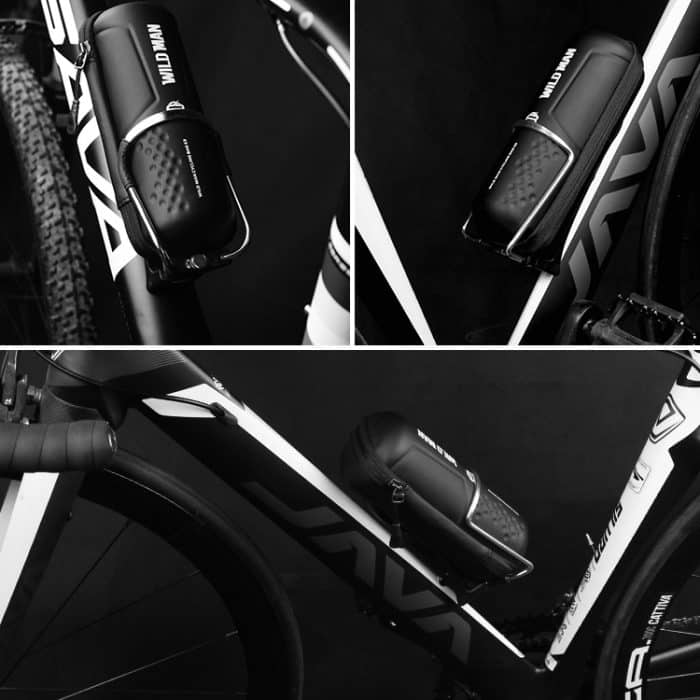 WILD MAN E3 EVA Hard Shell Fahrrad Werkzeug Aufbewahrungstasche Fahrradausrüstung, E3 (Carbon Pattern) – Bild 7