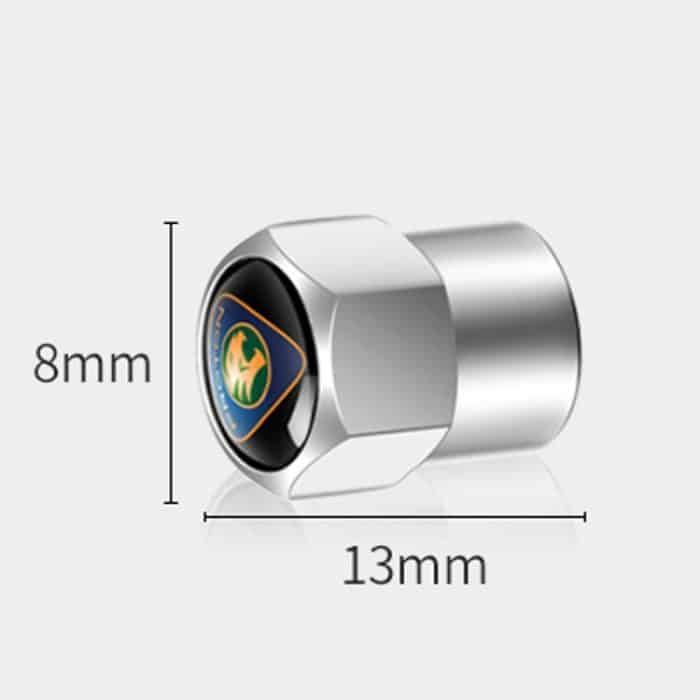 4 teile/satz Auto Beschriftet Metall Reifen Ventil Kappen Automobil Universal Modifizierte Ventil Abdeckungen, Car Labeled – Bild 2