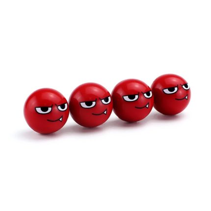 4 Stück / Set Devil Ball Reifenventilkappen Automotive Universal Modifikation Ventilabdeckungen