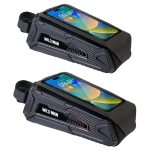 WILD MAN M90 EVA-Hartschalen-Mountainbike-Handy-Touchscreen, wasserdichte Frontträgertasche, M90 (Black Gray), M90 (Black Red) – Bild 2