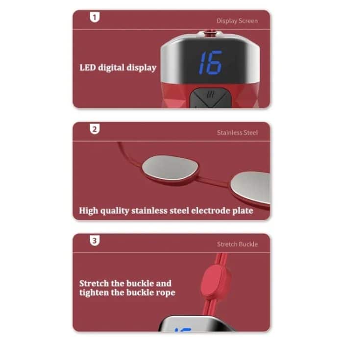 Mini-Hals-EMS-Puls-Halsmassagegerät, Schulter- und Nacken-Physiotherapie-Instrument – Bild 10