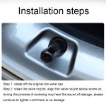 4 teile/satz Auto Reifen Kennzeichnung Ventil Abdeckung Motorrad Auto Ventil Kern Kappen, Labeling – Bild 5