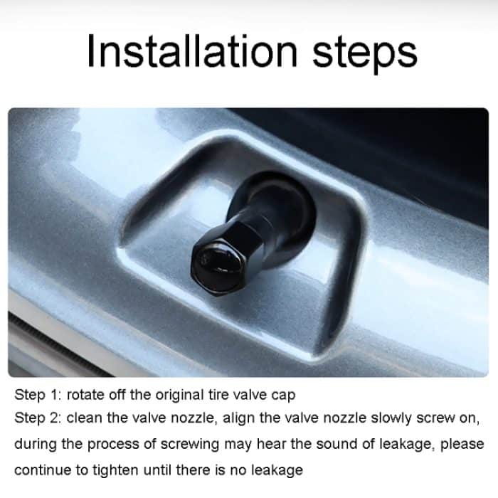 4 teile/satz Auto Reifen Kennzeichnung Ventil Abdeckung Motorrad Auto Ventil Kern Kappen, Labeling – Bild 5