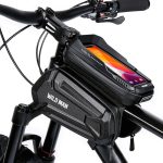 WILD MAN XT6 1,2 l Mountainbike-EVA-Hartschalen-wasserdichte Handy-Touchscreen-Oberrohrtasche, XT6 (Solar), XT6 (Twill) – Bild 2