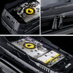 WILD MAN XT6 1,2 l Mountainbike-EVA-Hartschalen-wasserdichte Handy-Touchscreen-Oberrohrtasche, XT6 (Solar), XT6 (Twill) – Bild 8