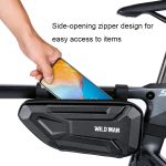 WILD MAN XT4 1,2 l EVA-Hartschalen-Fahrrad-Dreieckstasche, Seitentasche für Elektrofahrzeuge, XT4 (Sun), XT4 (Twill) – Bild 3