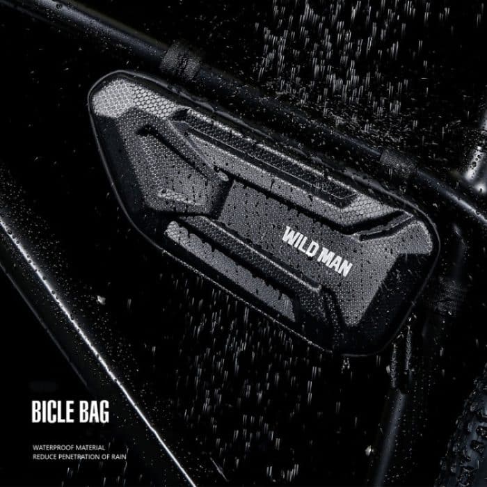 WILD MAN XT4 1,2 l EVA-Hartschalen-Fahrrad-Dreieckstasche, Seitentasche für Elektrofahrzeuge, XT4 (Sun), XT4 (Twill) – Bild 5