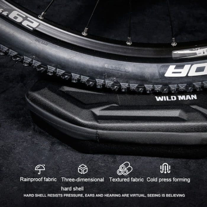 WILD MAN XT4 1,2 l EVA-Hartschalen-Fahrrad-Dreieckstasche, Seitentasche für Elektrofahrzeuge, XT4 (Sun), XT4 (Twill) – Bild 6