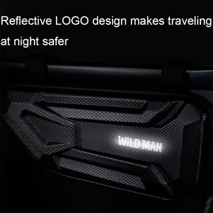 WILD MAN XT4 1,2 l EVA-Hartschalen-Fahrrad-Dreieckstasche, Seitentasche für Elektrofahrzeuge, XT4 (Sun), XT4 (Twill) – Bild 8