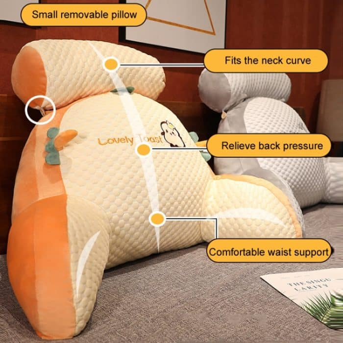 Nachttischkissen, weich verpackt, Taillenkissen, Sofa, Tatami, Medium – Bild 3