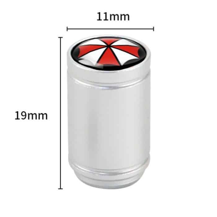 4 teile/satz Regenschirm Metall Reifen Ventil Kappen Automobil Universal Modifizierte Ventil Abdeckungen – Bild 2