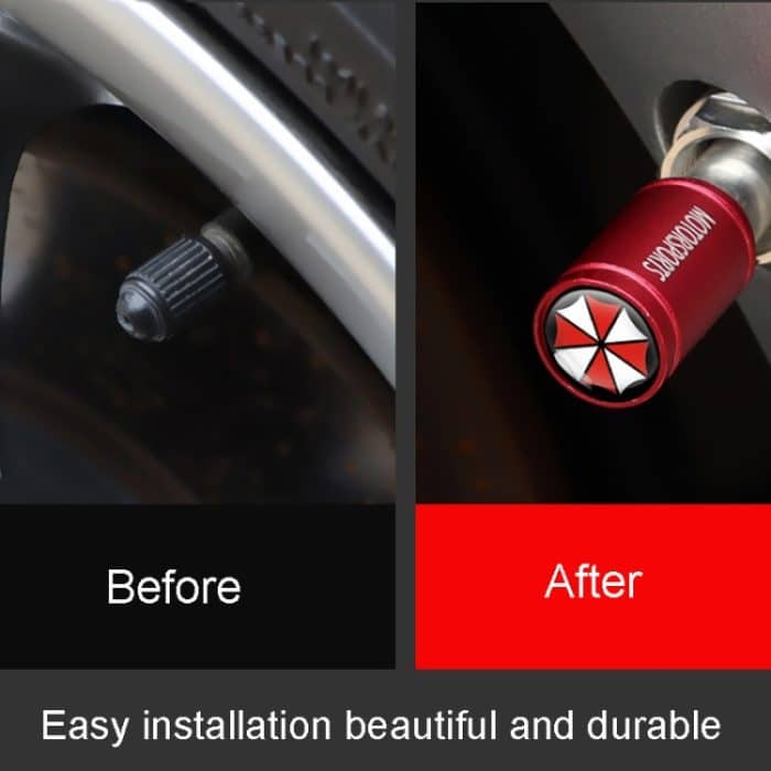 4 teile/satz Regenschirm Metall Reifen Ventil Kappen Automobil Universal Modifizierte Ventil Abdeckungen – Bild 6