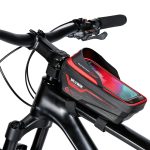 WILD MAN ES12 1L Mountainbike-Frontträgertasche Fahrrad wasserdichte Handy-Satteltasche, ES12 (Black), ES12 (Red), ES12 (Grey), ES12 (Blue) – Bild 6