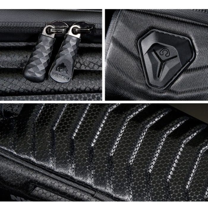 WILD MAN XT5 1,2 l EVA-Hartschalen-Fahrrad-Frontträgertasche, wasserdichte Tasche für Touchscreen-Telefon, XT5 (Twill), XT5 (Solar) – Bild 8