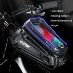 WILD MAN XT5 1,2 l EVA-Hartschalen-Fahrrad-Frontträgertasche, wasserdichte Tasche für Touchscreen-Telefon, XT5 (Twill), XT5 (Solar) – Bild 9