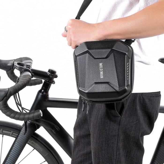 WILD MAN E18 2L EVA-Hartschalen-Fahrrad-wasserdichte Vordertasche, multifunktionale Schnellverschluss-Hängetasche, E18 – Bild 11