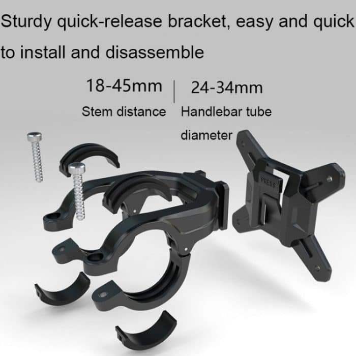 WILD MAN E18 2L EVA-Hartschalen-Fahrrad-wasserdichte Vordertasche, multifunktionale Schnellverschluss-Hängetasche, E18 – Bild 4