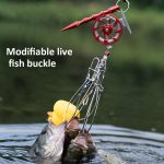 Eisfischerfloßrolle, Fliegenrolle mit Basis, komplett aus Metall, hohles Angelgerät, 50mm Red, 50mm Purple, 50mm Gold, 65mm Red, 65mm Purple, 65mm Gold – Bild 7