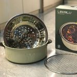 Holzkohlegrill Edelstahl Outdoor Camping Kochen Tee rund um den Herd Barbecue Herd, Style A, Style B – Bild 7