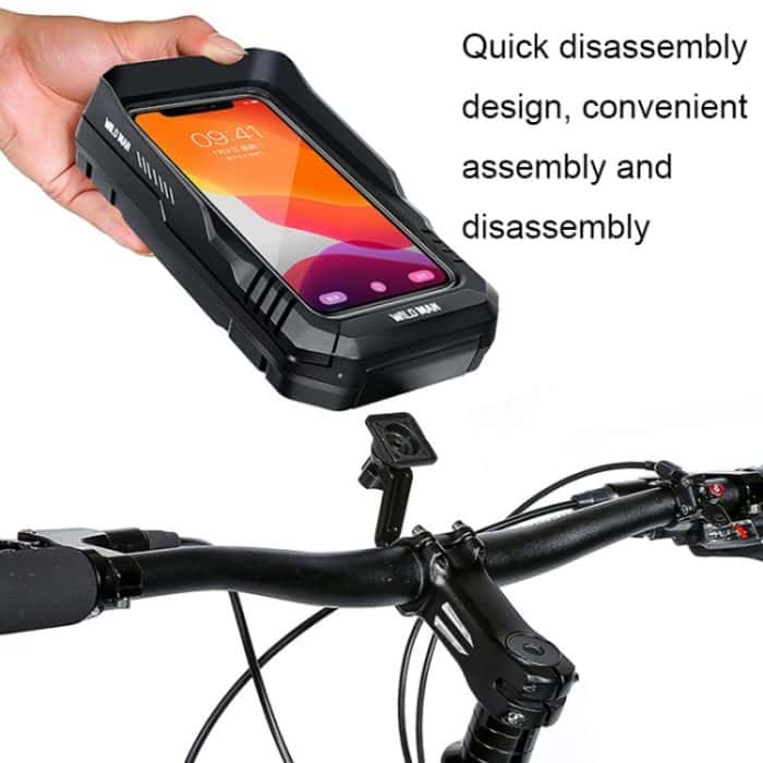 WILD MAN FK1 0,5 l Mountainbike wasserdichte Handy-Touchscreen-Lenkertasche Fahrradhalter-Tasche, FK1 – Bild 5