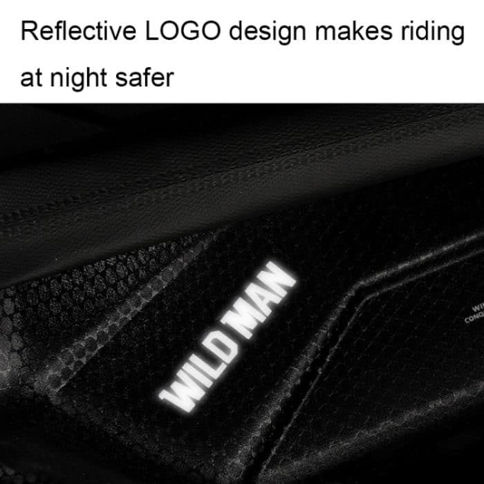 WILD MAN X1 1L EVA Hartschale Fahrrad Telefon Touchscreen Lenkertasche Wasserdichte Fahrradtasche, X1 1L (Red), X1 1L (Black) – Bild 7