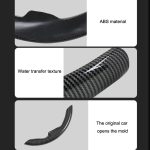 Für Tesla Model3/Y 30 cm Carbon-Faser-Muster-Lenkrad-Lenker-Abdeckung – Bild 2