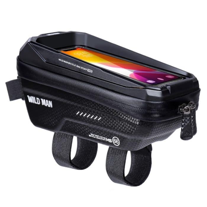 WILD MAN MS66 1,2 l EVA-Hartschalen-Fahrrad-Frontträgertasche, Radfahren, Touchscreen-Handytasche, MS66 – Bild 1