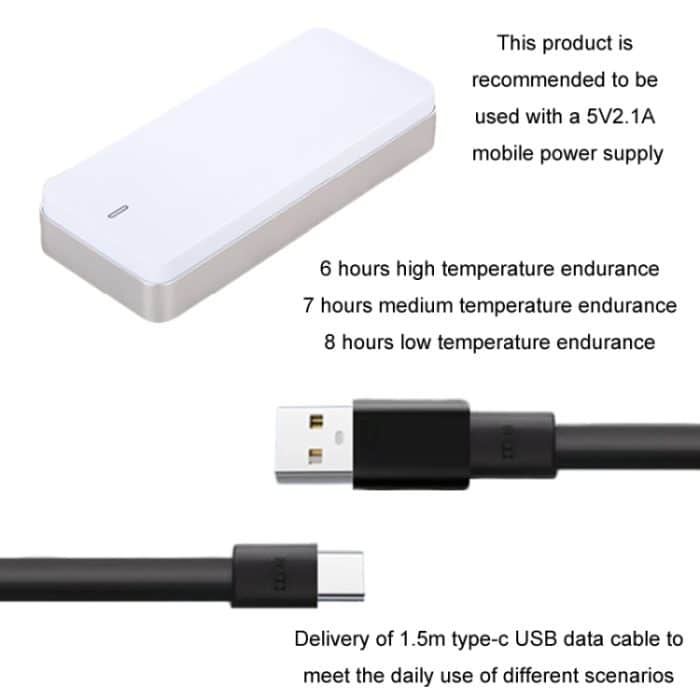 Outdoor Camping USB Heizdecke Unplugged 5V Heizkissen, Single Model, Double Model – Bild 3