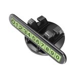 Auto-Armaturenbrett, Auto-Handyhalter, temporäres Parkschild, 2-in-1