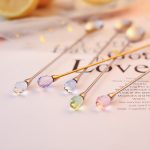 430 Edelstahl-Langstiel-Diamantlöffel, Honig-Rührschaufel – Bild 4