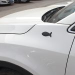 Fischförmige Auto-Metallaufkleber, Karosserie-Schwanzmarkierung, dekorative Aufkleber, Fish-Shaped – Bild 6