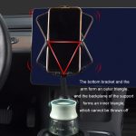 Car Center Navigation Handyhalter 360 drehbarer Wasserbecherhalter, Small, Large – Bild 6