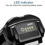 Für Ryobi OP4026A / OP4050 40V Rasenmäher Lithium-Ionen-Akku, 4000mAh, 5000mAh, 6000mAh – Bild 8