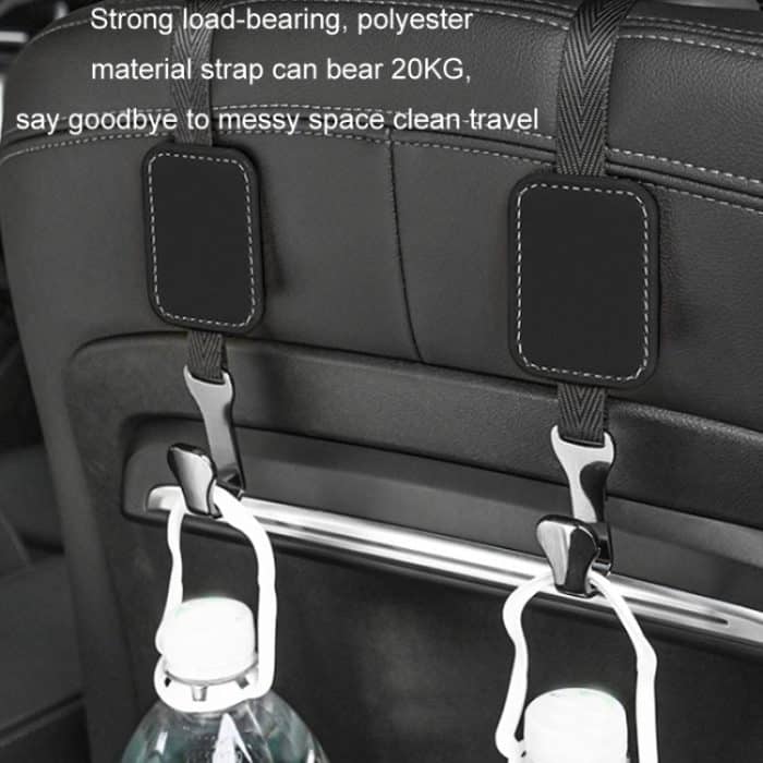 Auto-Rücksitz-Rückenlehne, Wildleder-Interieur, multifunktionaler Haken – Bild 6