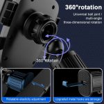 Auto-Luftauslass, drehbarer Spiralhaken, Schwanzclip, Handyhalter – Bild 4